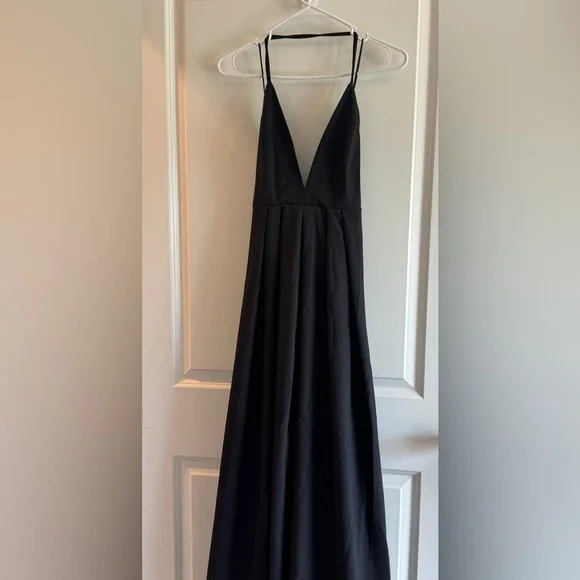 Zara Black Strappy Maxi Dress - Picture 9 of 10